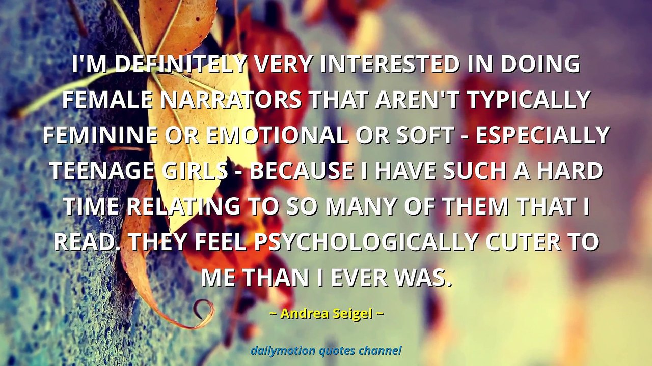 Andrea Seigel Quotes #2