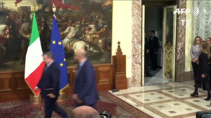Italie: passation de pouvoir entre Renzi et Gentiloni