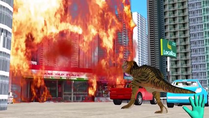 3D Dinosaurs Finger Family Rhymes Collection for Children | Animals Cartoons Collection Family