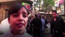 Halep'i yaktılar, yıktılar, bombalar yağdırdılar, çocukların yüzündeki gülümsemeyi aldılar, şikayetçiyiz Allah'ım..