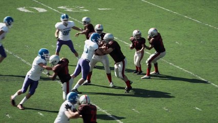 Un enfant malade marque un touchdown