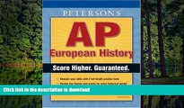 Hardcover AP - European History, 2nd ed (Peterson s AP European History) On Book