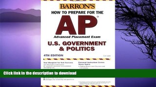 Hardcover How to Prepare for the AP U.S. Government   Politics (Barron s AP United States
