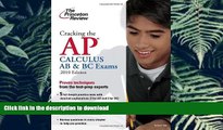 Pre Order Cracking the AP Calculus AB   BC Exams, 2010 Edition (College Test Preparation)