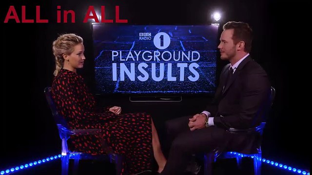 Jennifer Lawrence & Chris Pratt Insult Each Other-CONTAINS STRONG LANGUAGE!!!