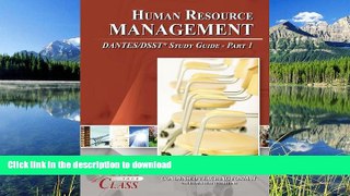 READ Human Resource Management DANTES / DSST Test Study Guide - Pass Your Class - Part 1 Full