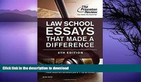 Hardcover Law School Essays That Made a Difference, 6th Edition (Graduate School Admissions
