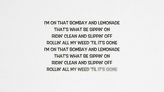 Wiz Khalifa - Bombay & Lemonade ft. Juicy J & Chevy Woods (Lyrics)