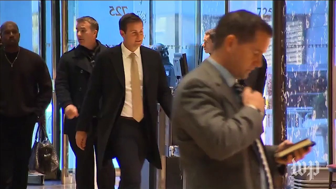 Kanye West visits Trump Tower