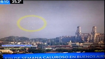 UFOS ON TV in Buenos Aires Argentina▬12-12-2016.