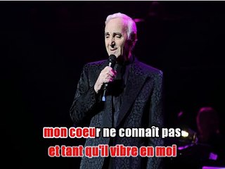 Charles Aznavour - Ton nom KARAOKE / INSTRUMENTAL