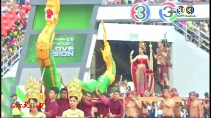 แต้ว รำนาคี - ขบวนพาเหรด ฉลองครบรอบ 46 ปี ช่อง 3 The Best Action Of Thailand
