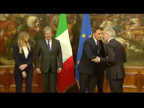 Roma - La cerimonia di insediamento del Governo Gentiloni (12.12.16)