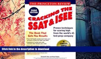 Read Book Cracking the SSAT/ISEE, 2000 Edition
