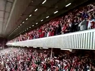 YNWA  as sung before the liverpool v derby game