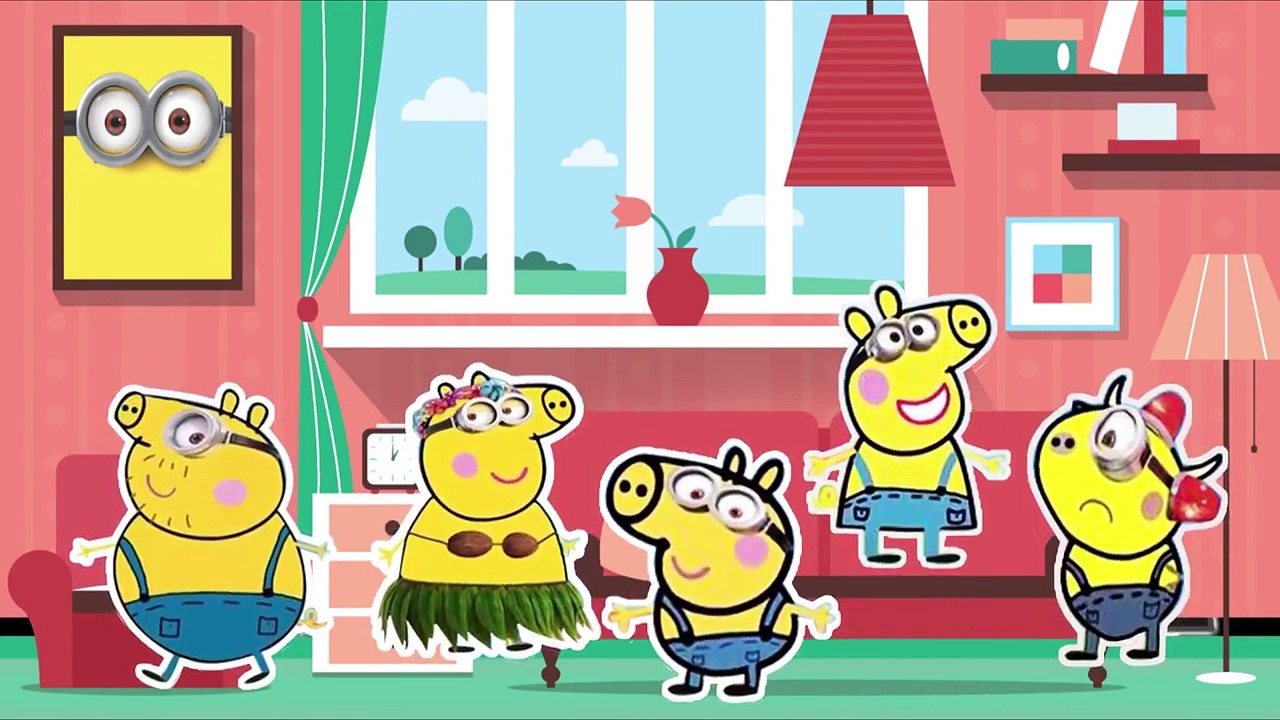 PEPPA PIG MINIONS Daddy Fingers Family Finger Song Nursery Rhymes Lyrics