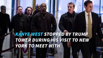 Kanye West visits Trump at Trump Tower after hospital release