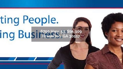 Employment Agencies in Braselton, GA (706) 223-3327