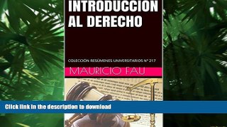 Pre Order INTRODUCCIÃ“N AL DERECHO: COLECCIÃ“N RESÃšMENES UNIVERSITARIOS NÂº 217 (Spanish Edition)