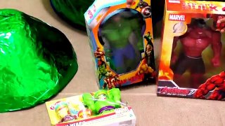 Huevo Gigante de sorpresa de hulk - Giant egg surprise hulk