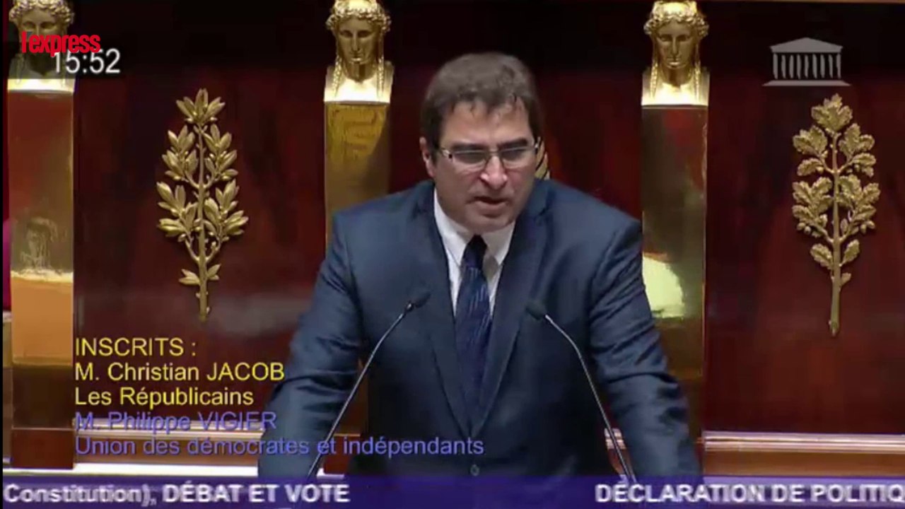 Christian Jacob à Bernard Cazeneuve: "Vous n'êtes pas là grâce à vos talents personnels"