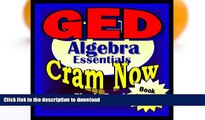 Read Book GED Prep Test ALGEBRA REVIEW Flash Cards--CRAM NOW!--GED Exam Review Book   Study Guide