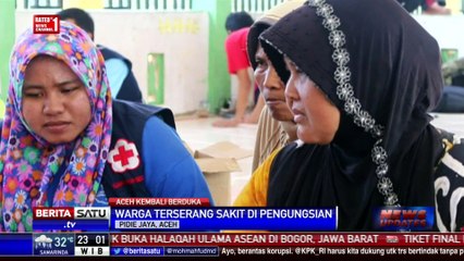 Pengungsi Korban Gempa di Aceh Terserang Penyakit