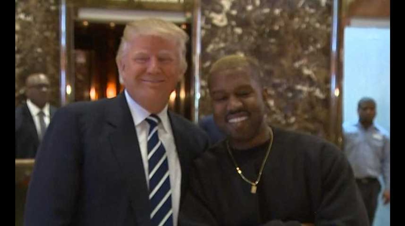 Les images de la visite de Kanye West chez Donald Trump dans sa Trump Tower