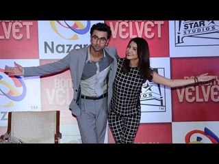 Ranbir Kapoor And Anushka Sharma At 'Bombay Velvet' Game Launch