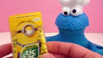 Minions Tic Tac Süßigkeiten Test mit Play Doh Krümelmonster Deutsch - BANANA!