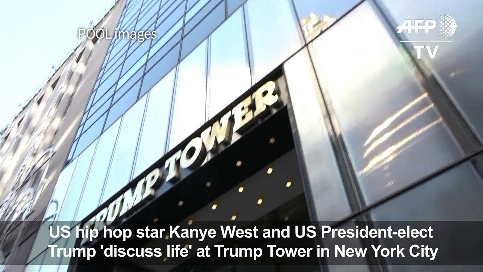 Kanye West visits Trump at Trump Tower