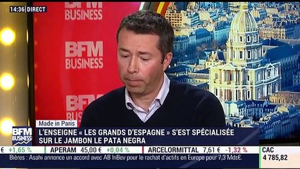 Made in Paris de "Les Grands d'Espagne", une enseigne spécialisée sur le jambon pata negra - 13/12