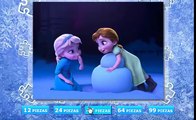 Frozen Anna Elsa Disney - Frozens Baby Sisters Videos Games puzzle for Kids