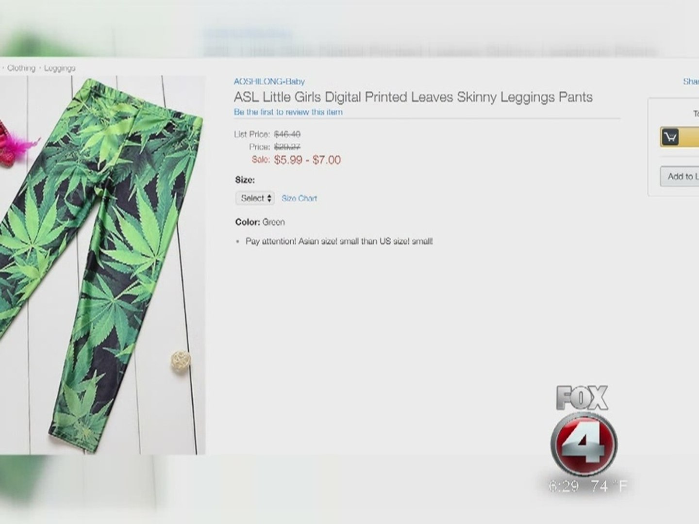 ⁣Outrage over marijuana pants for toddlers