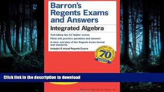 Hardcover Barron s Regents Exams and Answers: Integrated Algebra Kindle eBooks