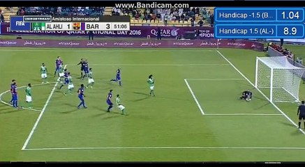 Abdulrahman O. - Penalty GOAL - Al-Ahli Jeddah 1 - 3 Barcelona - 2016-12-13