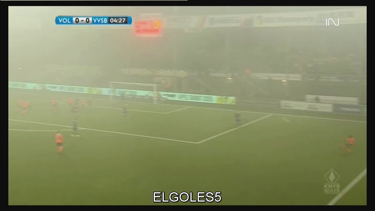 Erik Schouten Goal - Volendam	1-0	VVSB 13.12.2016 - NETHERLANDS: KNVB Beker - 1/8-finals