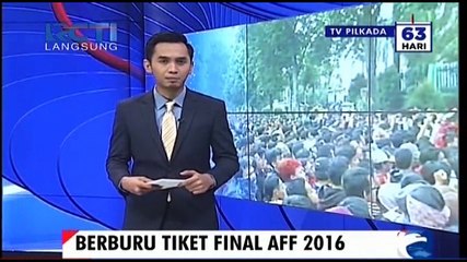 Antrean Tiket Leg 1 Final Piala AFF 2016 Sepanjang Satu Kilometer
