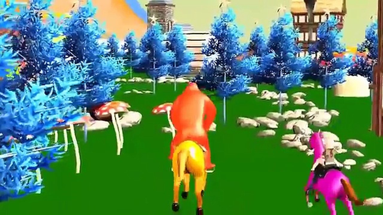 Colour Dinosaur Cartoons For Kids | Colour Rhymes For Children | 3D Animal Videos | Colour Songs