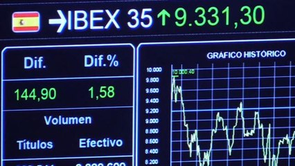 La Bolsa española supera los 9.300 y roza máximos del año
