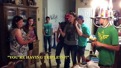 Family of 7 shocks everyone with announcement of triplets