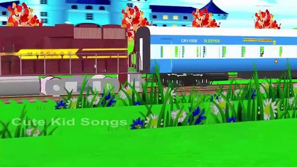 Bus Or Train Rhyme For Kids | 3D Animated Rhymes | Top Rhymes For Kids