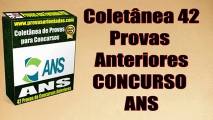 Provas Concurso ANS