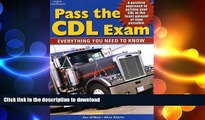 Hardcover Pass the CDL Exam: Everything You Need to Know Full Book