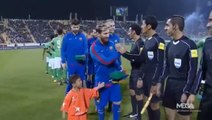 Little Kid Doesn't Want To Leave Lionel Messi During A Friendly Match!