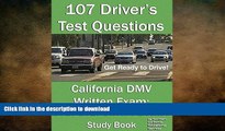 Audiobook 107 Driver s Test Questions for California DMV Written Exam: Your 2016-2017 CA Drivers