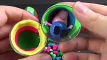 Play-Doh Dippin Dots and Rainbow Surprise Eggs Disney Princess The Peanuts Peppa Pig Mickey Mouse