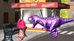 Lion Vs Dinosaur Fight Gorilla Bear T-Rex Tiger Pig Elephant Cartoon Dinosaurs Cartoons for Children