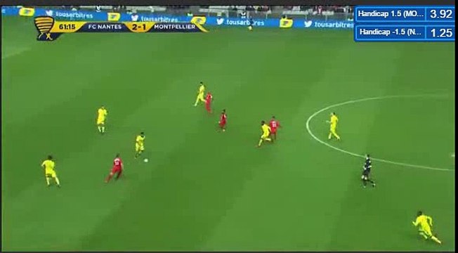 Mariusz Stepinski Goal HD - Nantes 3-1 Montpellier 13.12.2016