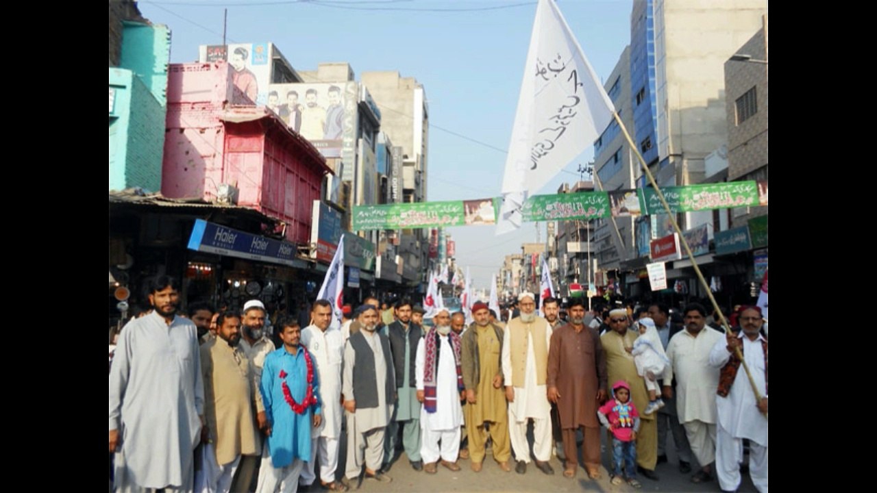 Salana Istiqbal -e-Rabi-ul-Awwal Sharif Motor cycle Raily FSd.  4-12 2016